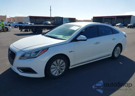 2017 Hyundai Sonata Hybrid Se z USA, uszkodzony, nr VIN KMHE24L33HA066878
